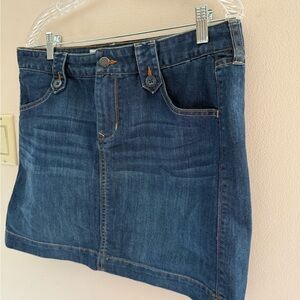 Old Navy Dark Blue Denim Skirt